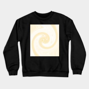 Molten swirls zen, yin and yang serendipity in Aspen-gold Crewneck Sweatshirt